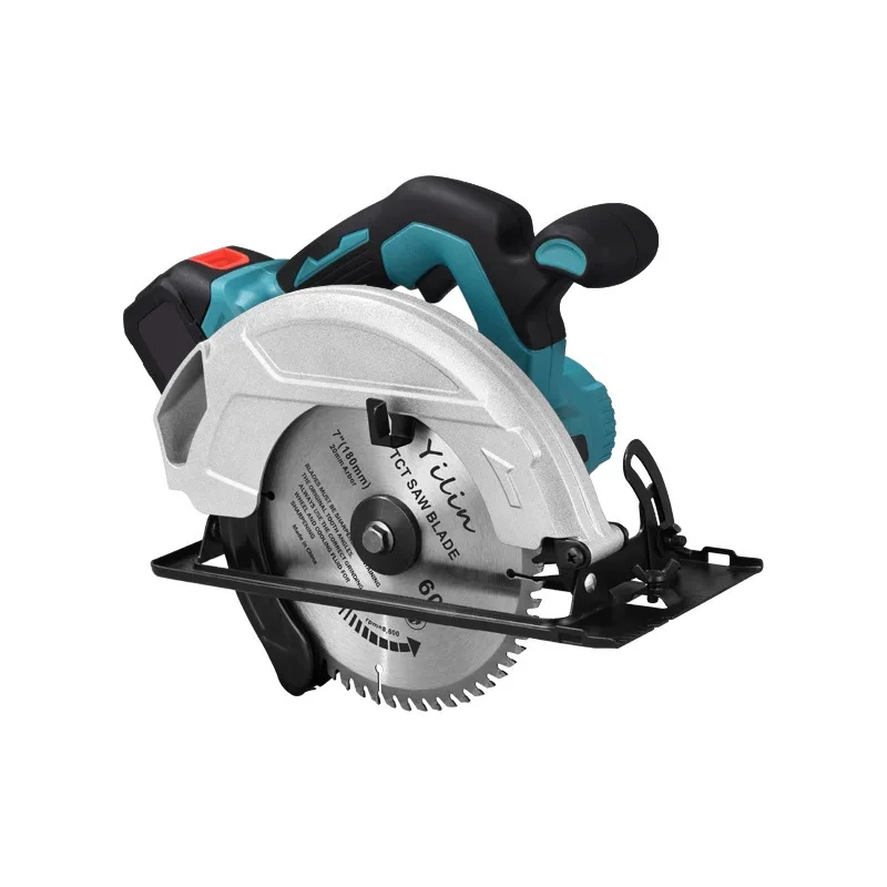 

2025 7-inch lithium battery circular saw, rechargeable brushless portable saw, household woodworking tool, cutting machine