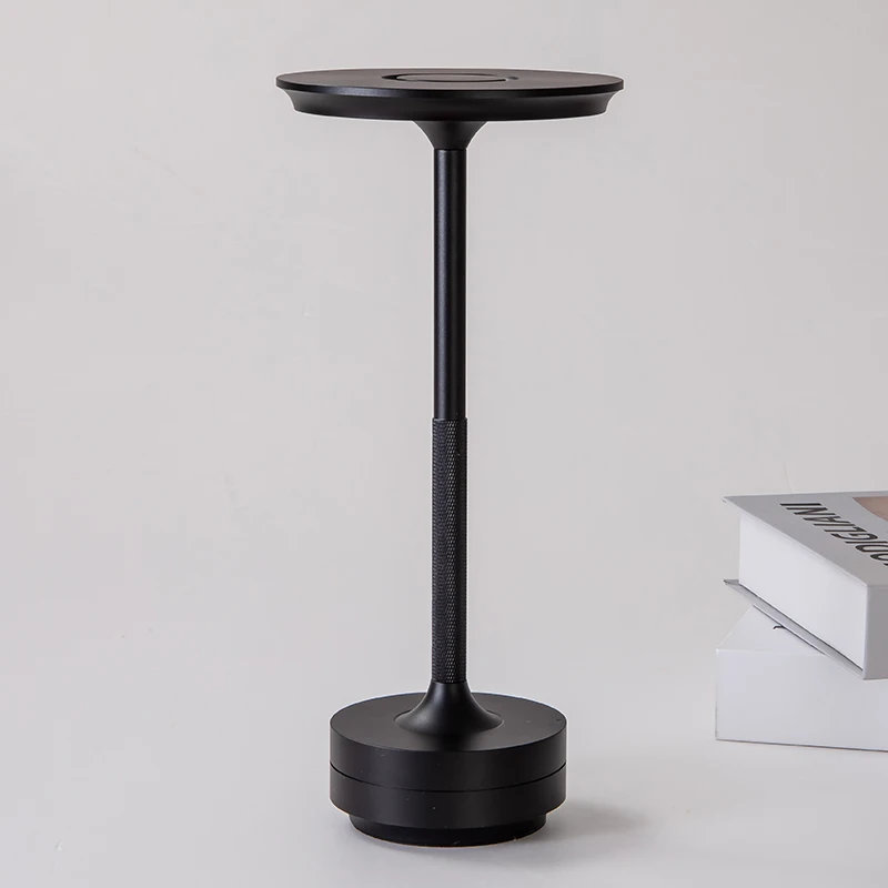 Imagem -03 - Nodic Cordless Recarregável Table Lamp Desk Lamp para Quarto Vintage Stepless Moderno