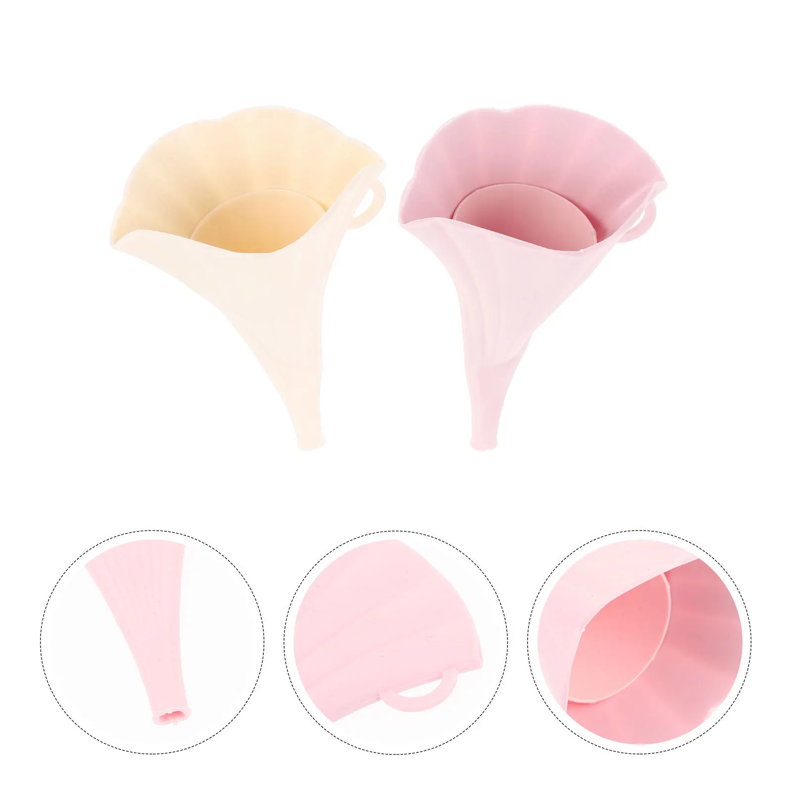 

10Pcs Kitchen Collapsible Funnel Multifunctional Small Funnel Foldable Tool for Liquid Wine Oil Transfer Kitchen Funnels