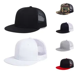 Unisex Simple Hip-hop Net Hats Spring and Summer Outdoor Adjustable Casual Baseball Caps Sunscreen Hat