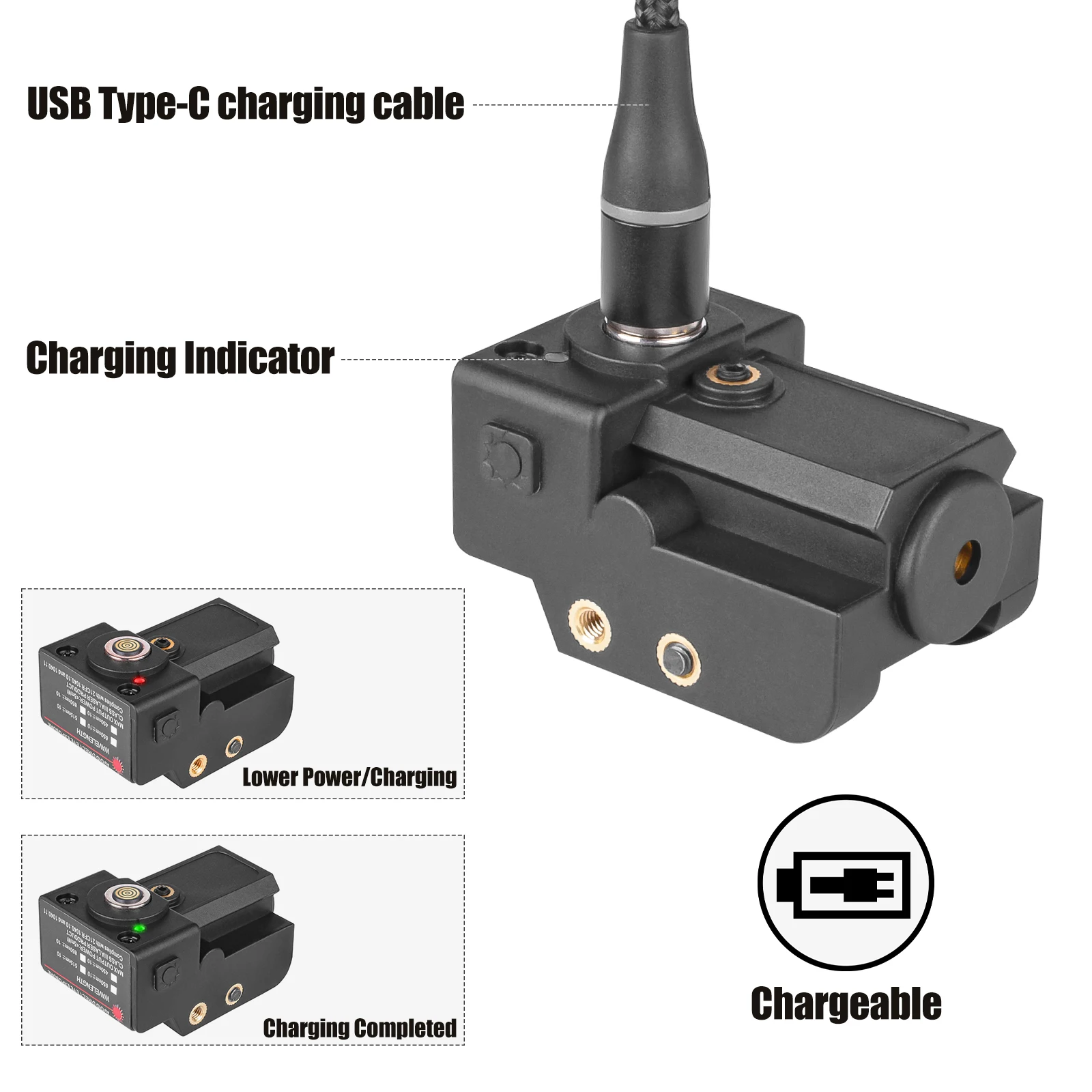 for SPINA OPTICS Green Rechargeable Tactical Hunting Laser Sight