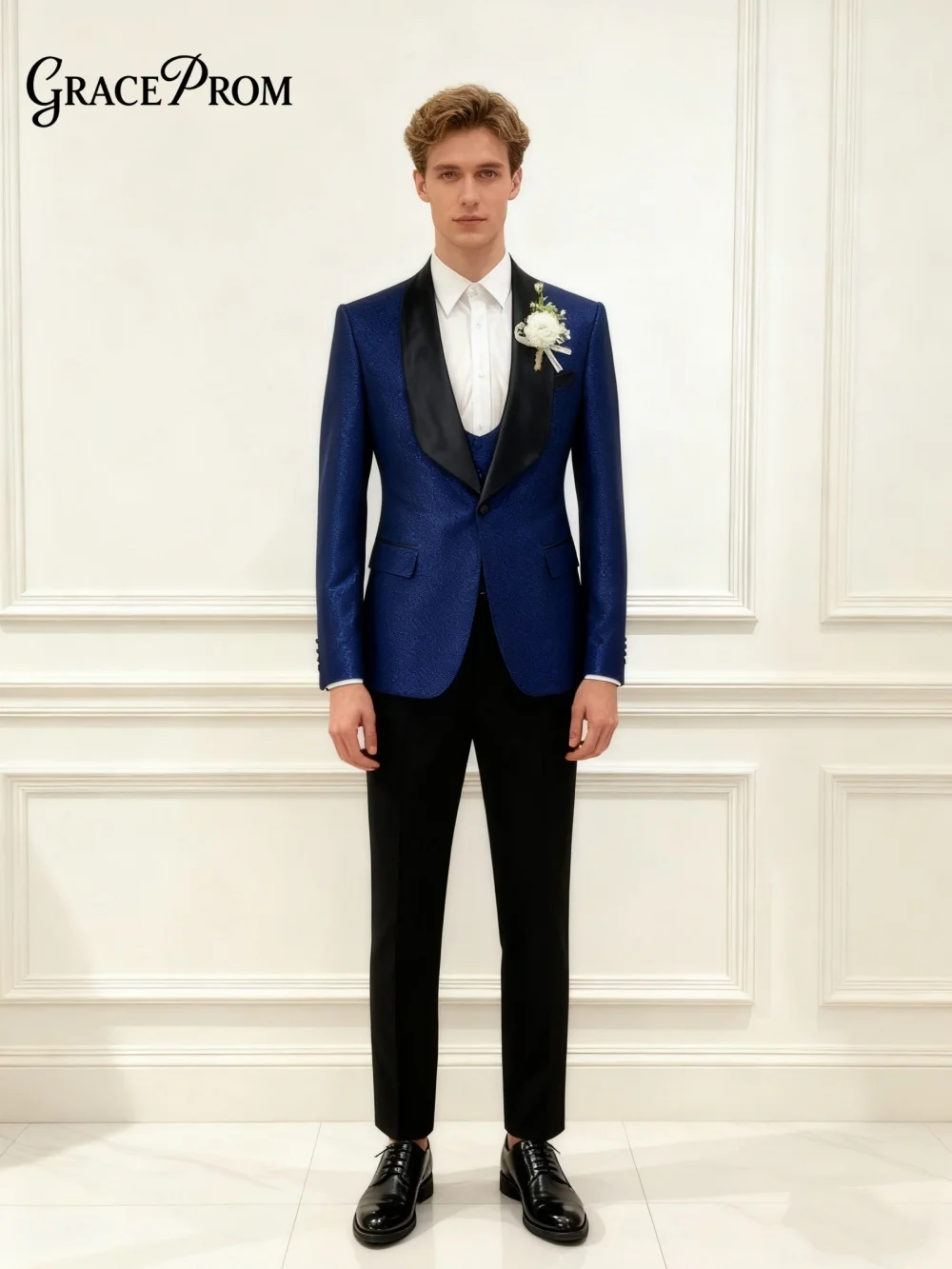 

Popular Sequined Men's Suit For Classic Office Men's Suit 2026 Luxury Single Breasted Wedding Set