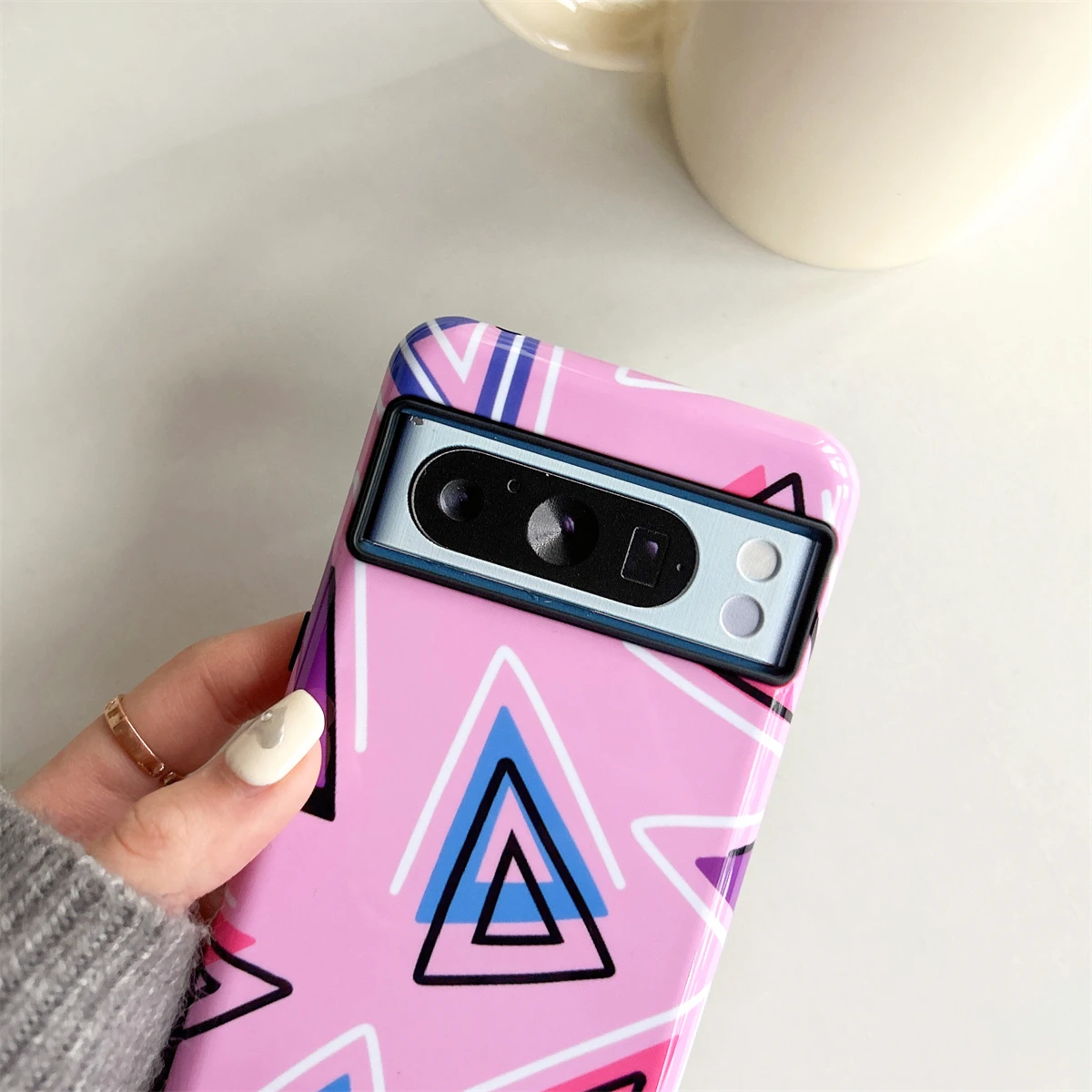 Abstract lines Full package Two-In-One film case suitable for Google Pixel 8 7 6 Pro 8A trendy phone cases for men and women