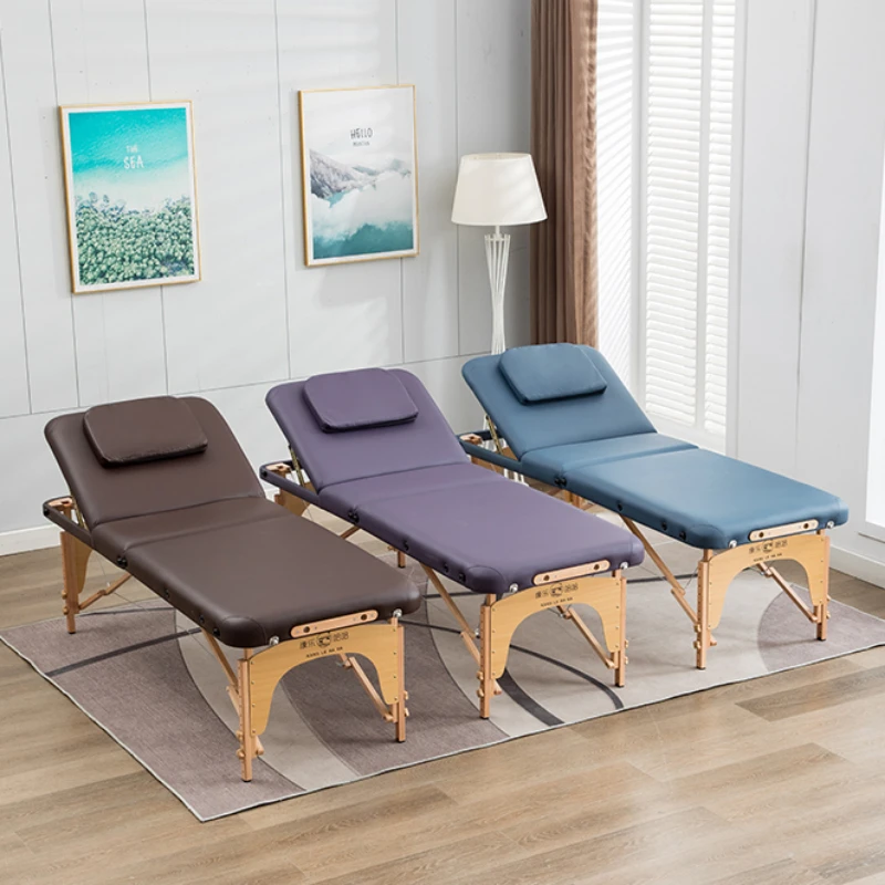 Folding Adjust Massage Table Beauty Physiotherapy Sleep Comfort Massage Table Esthetician Cama Para Masajes Salon Furniture Z