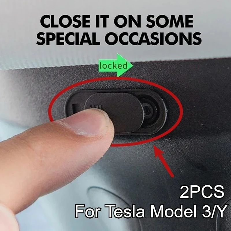

Privacy Protector Camera Cover For Tesla Model 3 Model Y Accessories Phone Webcam Slide Blocker for Tesla Model 3 2017-2023