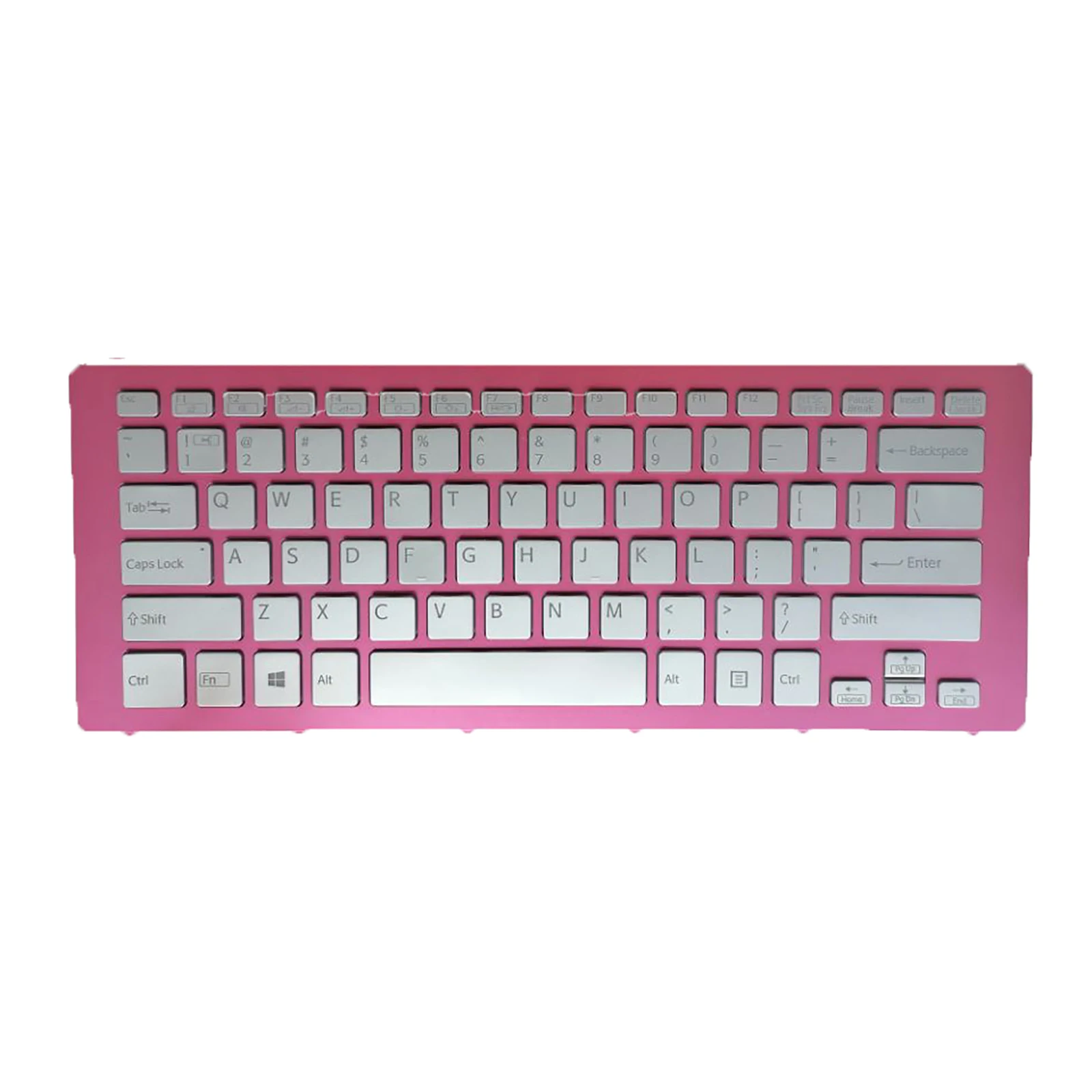 Teclado retroiluminado prata para sony svf15nxxx, fit 15nxx svf15n19scs svf15n19scp, novo