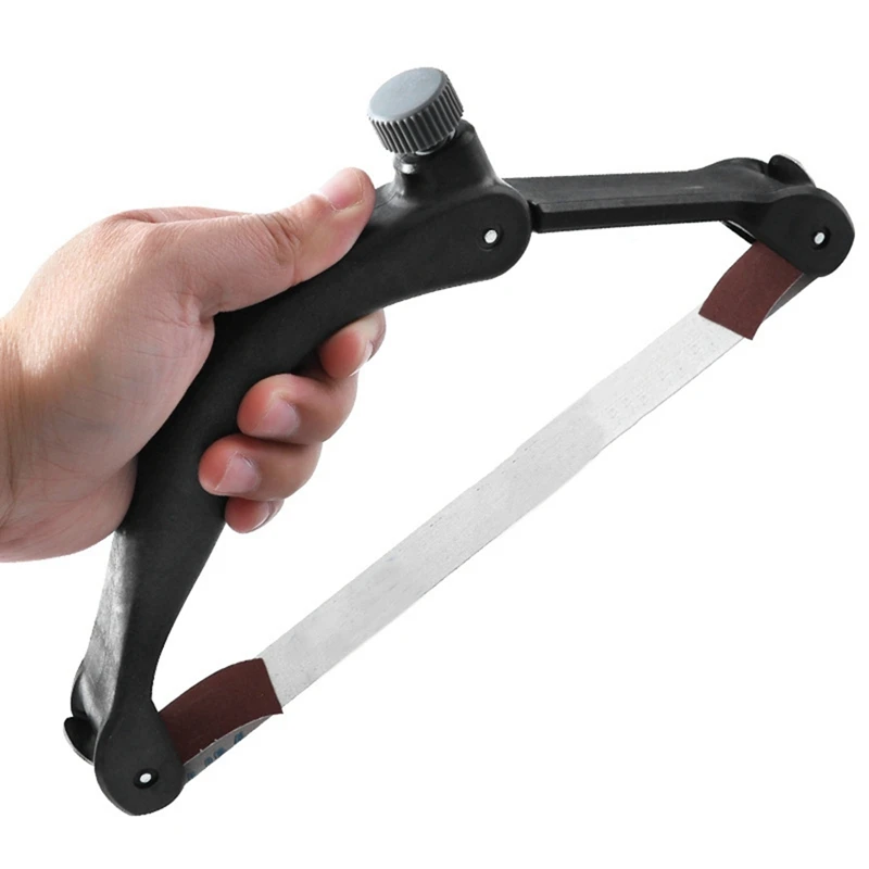 

Handheld Bow Sandpaper Holder, Sanding Belt Holder, Sanding Belt Roll Set, Small Manual Grinding & Polishing Tool