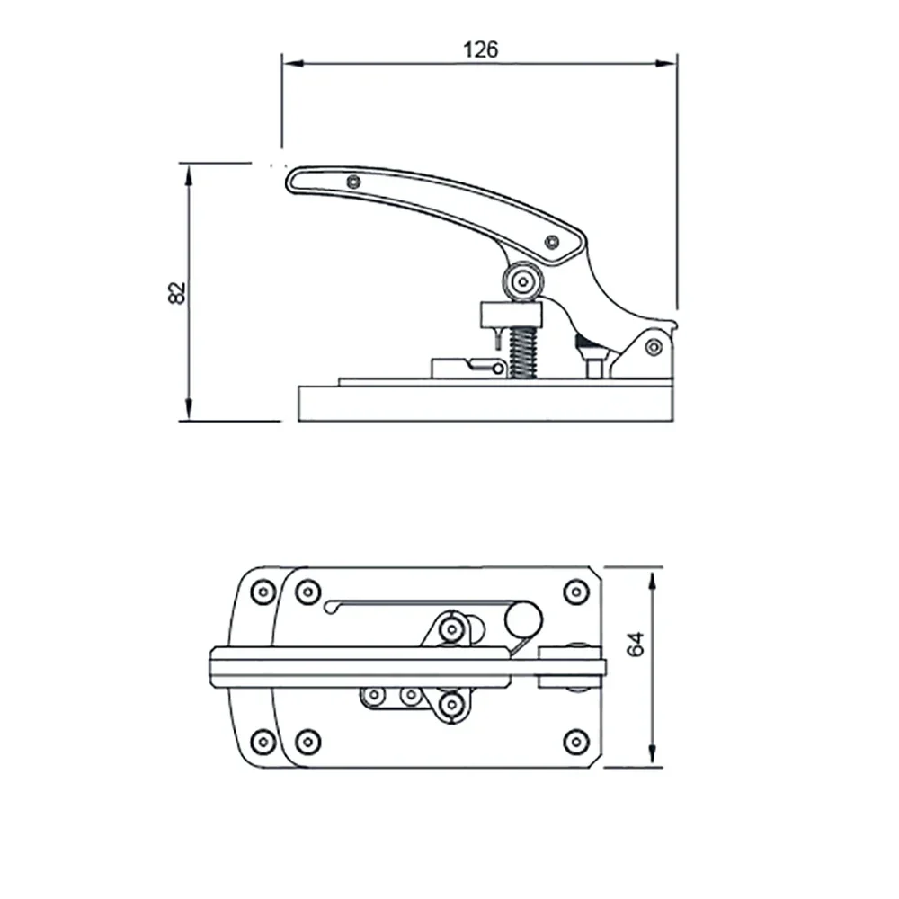 Leather Watch Strap Switch Spring Bar Hole Puncher Watchband Manual Punching Tool Steel 1x4.5MM Cutter Edge Distance 1.2MM