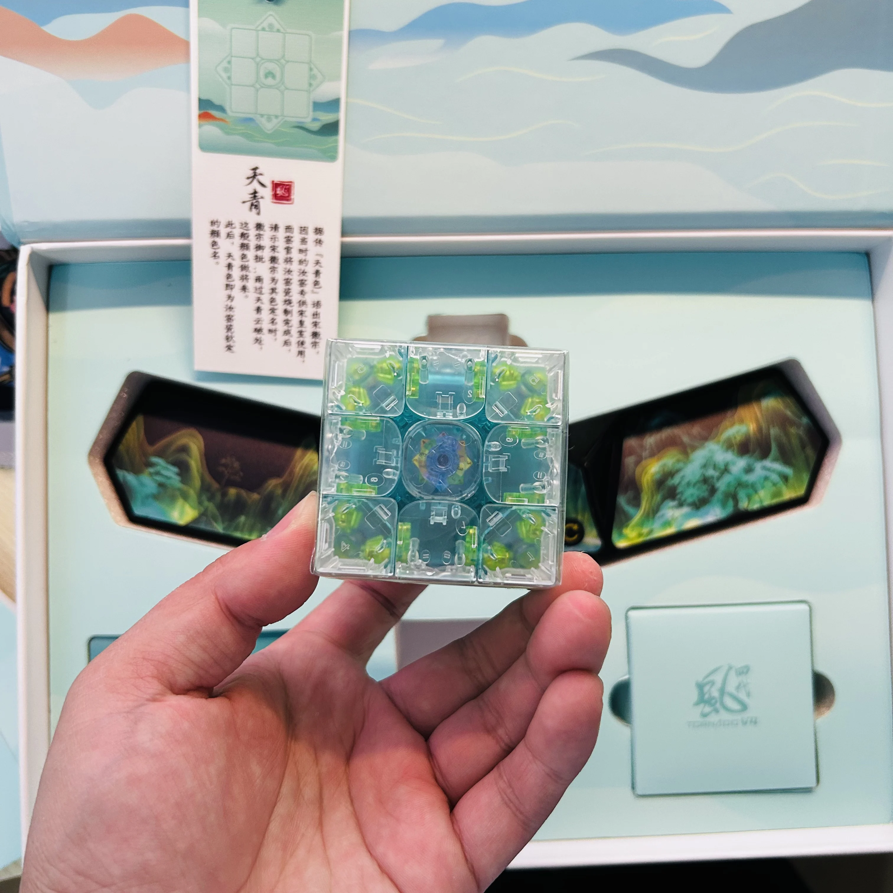 2024 Qiyi XMD Tornado V4 M 3x3x3 Cube Limited Edition QiYi X-Man Tornado V4M 3x3  Version Magnetic Magic Speed Cube  Puzzle Toys