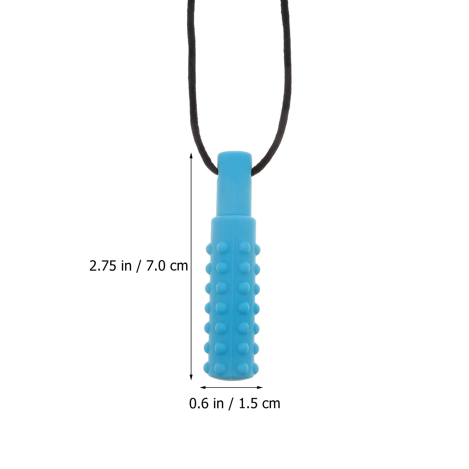 Lot de 3 Colliers de dentition en silicone pour bébé, pour la mastication, le soulagement sensoriel des molaires, le confort des gencives et comme pendentif de dentition pour tout-petit