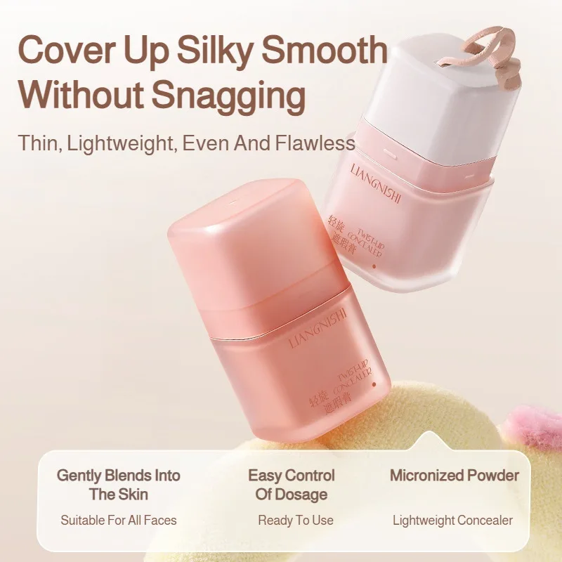 Il correttore naturale opaco tono arancione chiaro copre le occhiaie sotto gli occhi Correttore ad alta copertura impermeabile