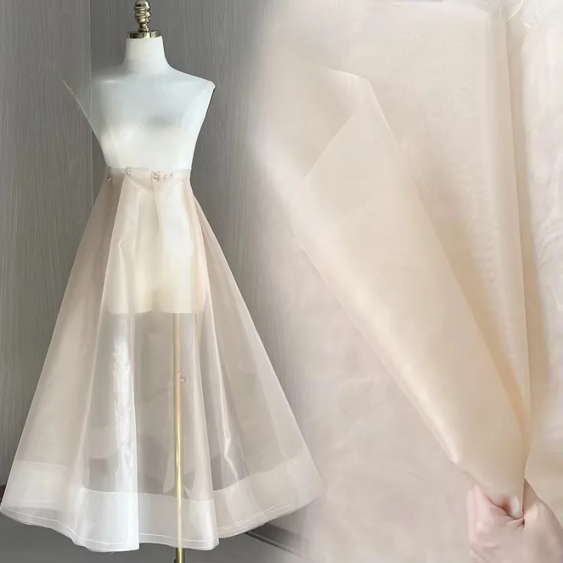 

Mistlace Nylon Hard Thick 60D Corset Mesh Higher Quality Crinoline Stiff Fabric for Puffy Petticoat Crinoline Bridal Dress#22