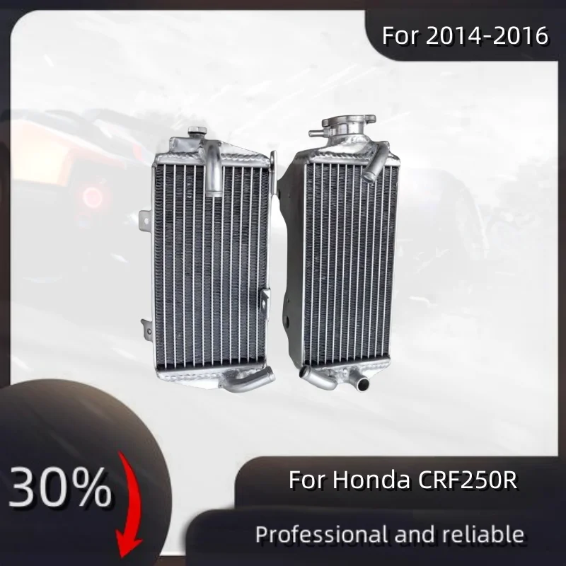 

For 2014-2016 Honda CRF250R CRF 250 R Aluminum Radiator Cooler Cooling Coolant 2014 2015 2016