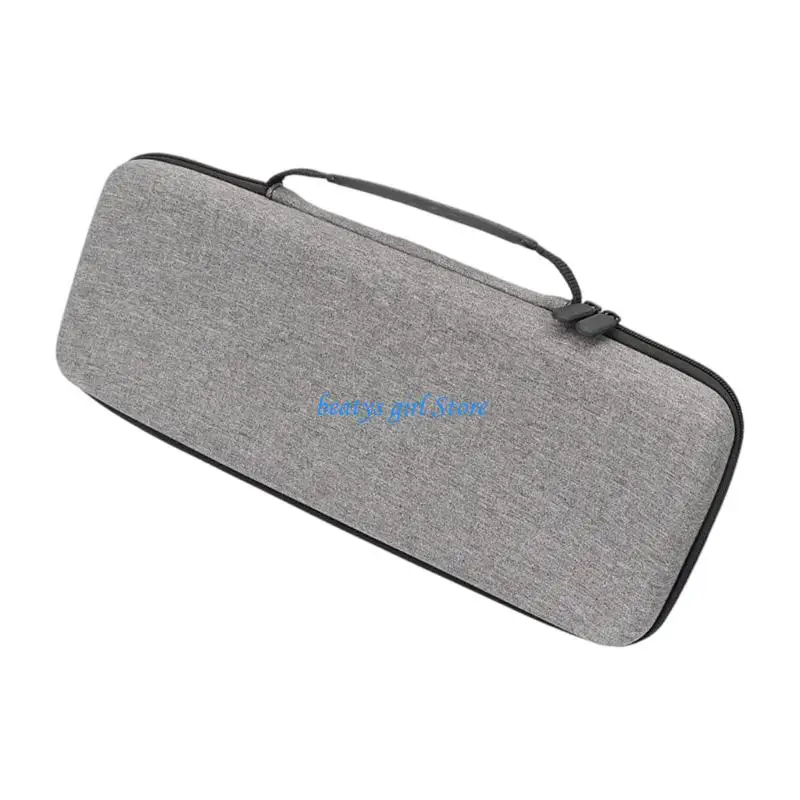 C7AB Spacious EVA Keyboards Carrying Case Water Resistant Exterior and Customizable Dividers for Office Equipment Transportation