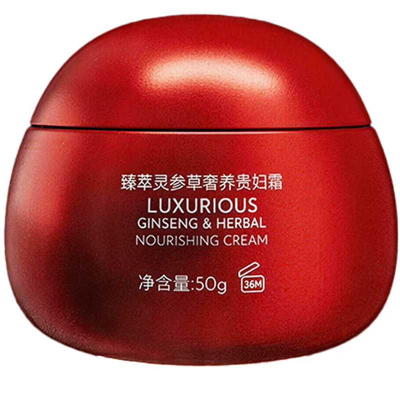 Ginseng Glow Face Cream Anti-wrinkle Moisturizing Smoothing Herbal Serum Anti Aging Reduce Fine Lines Moisturizer Skin Care 50g