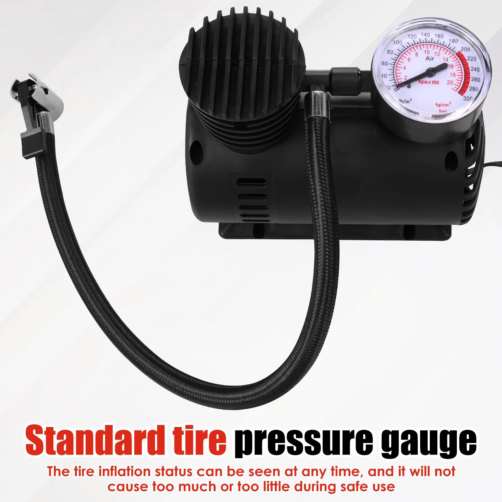 Pompe à pneus portative 12V av - Portable Air Compressor 12V Digital avis et prix