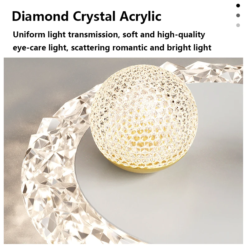 Modern led ceiling light D25 30CM black white gold mounted spotlight illumination lamp for corridor aisle balcony image 6
