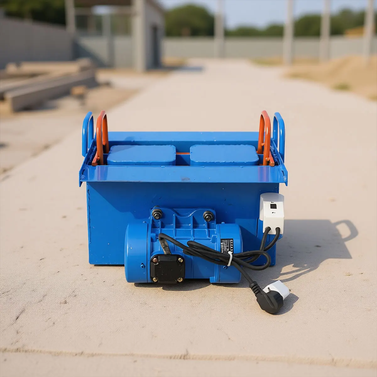 เครื่องอัดอิฐแบบเคลื่อนที่ เครื่องทำอิฐซีเมนต์สำหรับบล็อกซีเมนต์และคอนกรีต เครื่องทำบล็อกคอนกรีตขนาดเล็กแบบพกพา