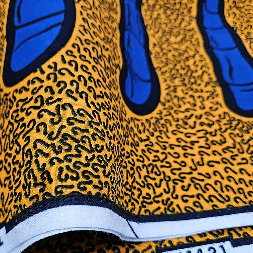 Nigeria ABC Echtes Wachs Afrikanischer Lendenschurz, 100% Baumwolle Echter Wachs-Bedruckter Stoff, Traditioneller Afrikanischer Kleidungsstil – Detail 8
