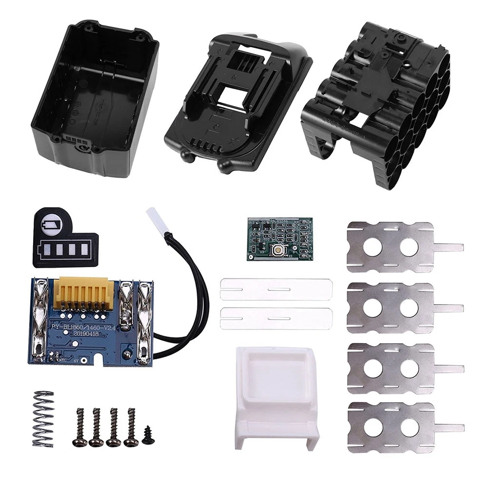 BL1860 BL1890 Li-Ion Battery Case+PCB Charging Protection Circuit Board Kit for MAKITA 18V Battery Tool