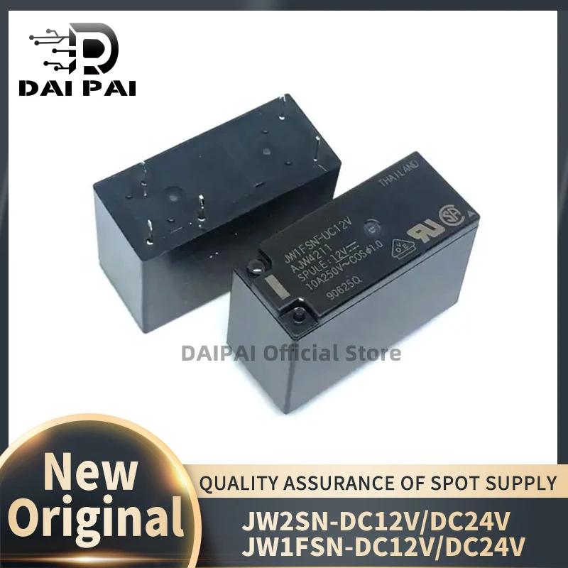 

(10Pcs/Lot)100% NEW JW1FSN-DC12V AJW4211 JW1FSN DC24V AJW4212 JW2SN DC12V/AJW7211 JW2SN-DC24V AJW7212 12VDC 24V Power Relays