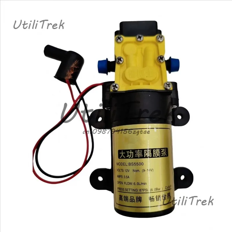 

Мембранный насос 12 В. Интеллектуальный самовсасывающий насос высокого давления. Насос высокой мощности.