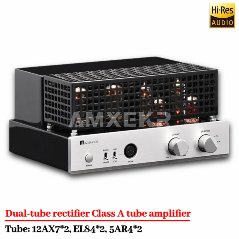 

MUZISHARE X3T Consolidated Electron Tube Power Amplifier EL84*2,5AR4*2,ECC83*2 Reference Britain AUDIO NOTE Classic Line