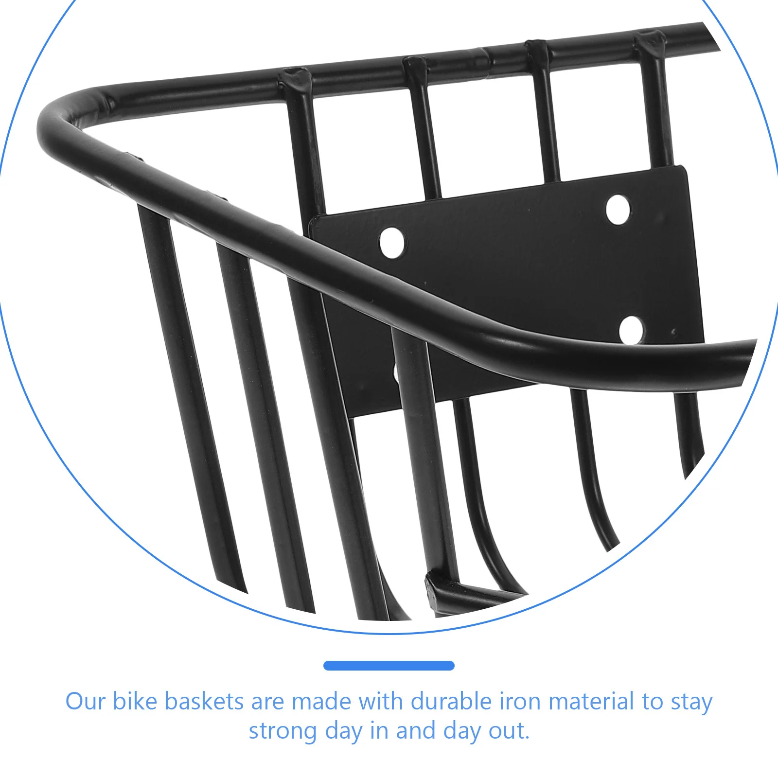 

1Pcs Stable Safe Bike Basket for Kids Large Capacity Durable Iron Material Accessory Bike Accessory Cycling Supplies