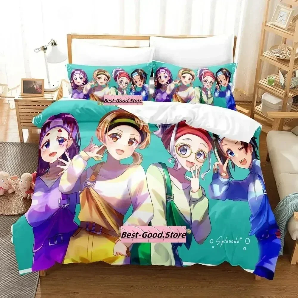 3D Anime SELECTION PROJECT Bedding Set Printed Bed Set With Pillowcase Bed Duvet Cover Soft Single Double Queen Super King Size
