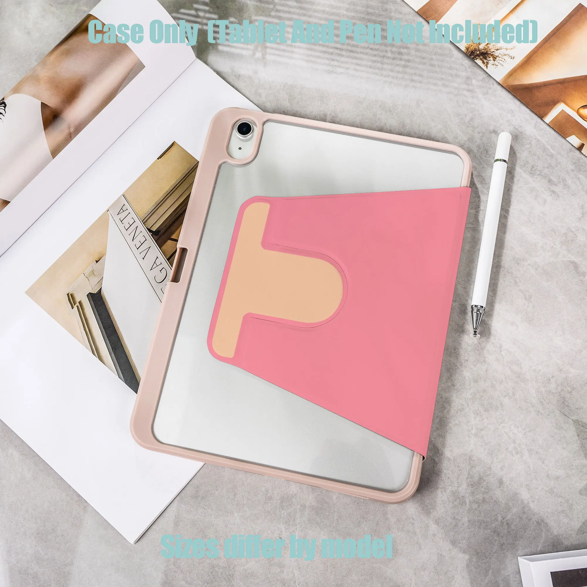 Shockproof TPU Tablet Protective Case with Pencil Holder Auto Sleep Wake for Apple /Samsung/Xiaomi/Redmi/Huawei/Honor