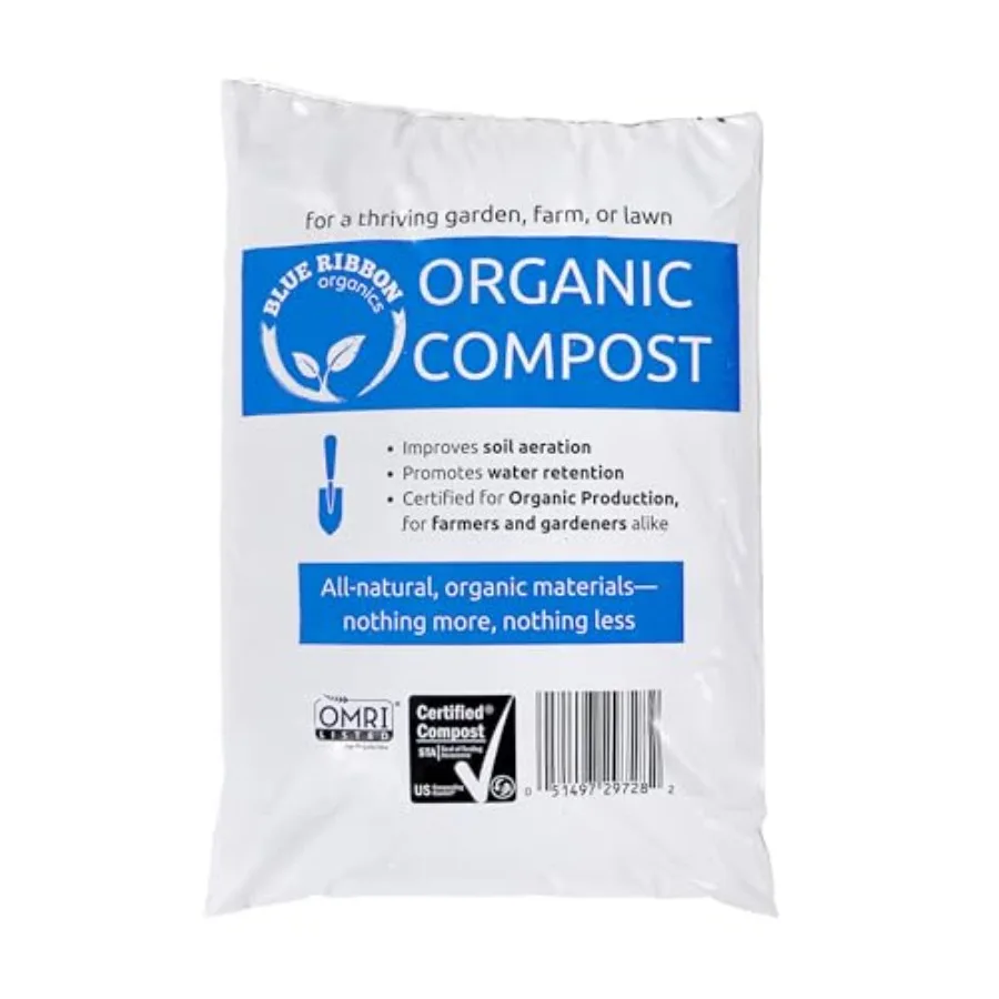 

Ribbon Organics OMRI Certified Organic Compost Size: 7.9 Gallons 32-35 Pound Bag