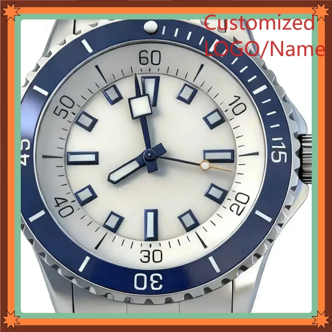 

DONGge Store 45mm Men's Luxury Watch in 904L Steel, Automatic Movement Customized Watches