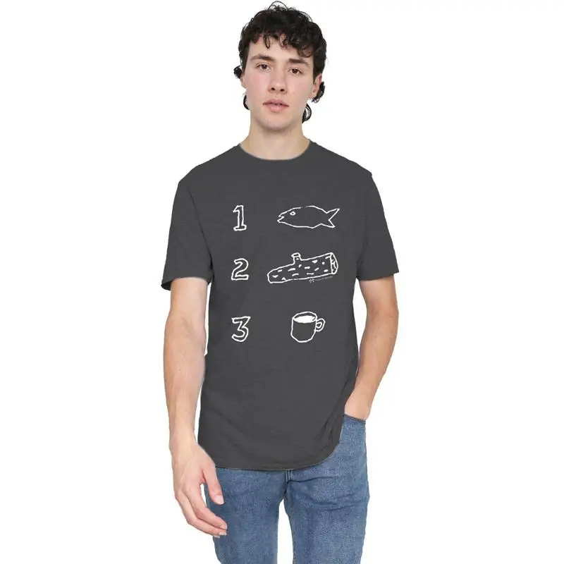 

Футболка Twin Peaks Coffee Log Fish S 2XL, уголь