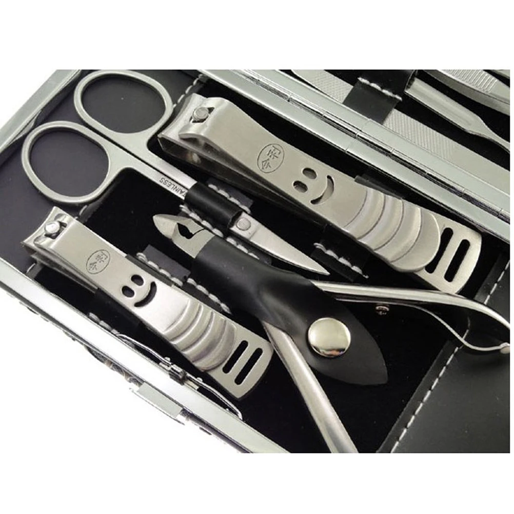 

12 Pcs Nail Set Cuticle Hand Baby Finger Clipper Manicure Kit Grooming Cordless
