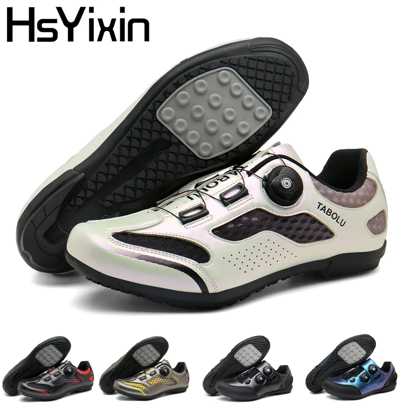 

HsYixin MTB обувь для верховой езды на плоской подошве, мужская обувь для шоссейного велосипеда, женские кроссовки на плоской подошве для горного велосипеда, нескользящая дышащая тренировочная обувь для велосипеда