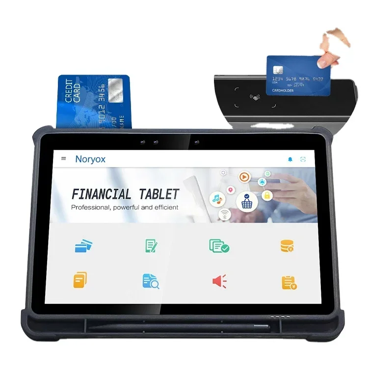 Noryox 10 Inch FHD IPS Biometric Tablet Binocular Recognition Tablet Nigh Vision Camera Identity Cards Reader