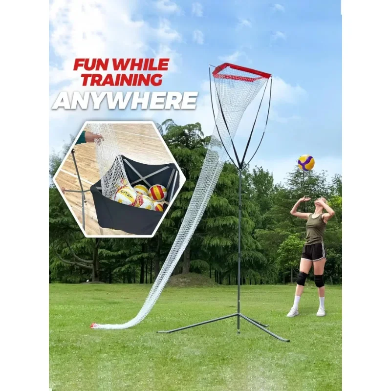 Get-Fit High Quality Adjustable Indoor/Outdoor Volleyball Net Court Equipment for Service Spike Training