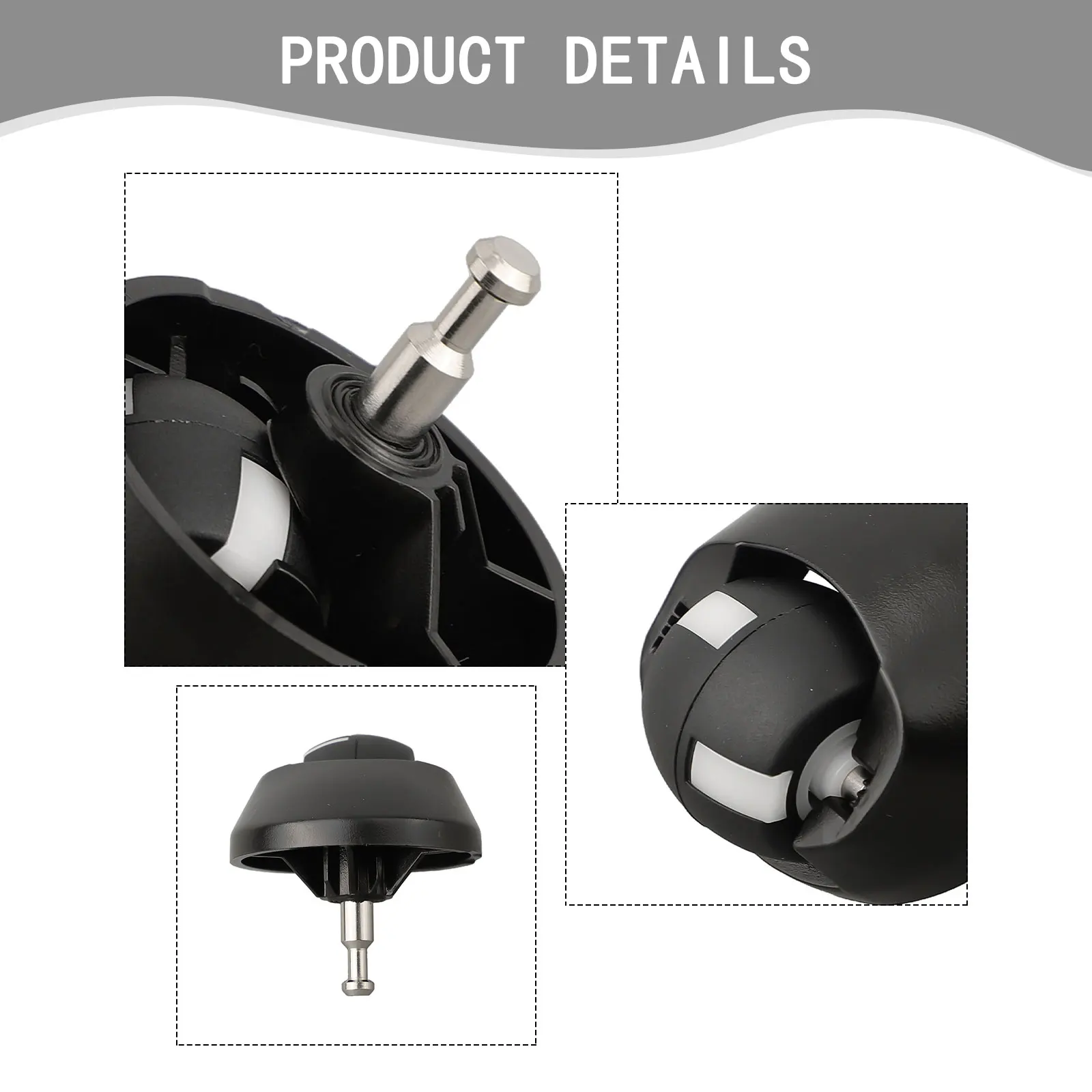 Vacuum Cleaner Front Castor Wheel Assembly for Mamibot EXVAC660 Robot Cleaner Part for Enhanced Mobility and Durability