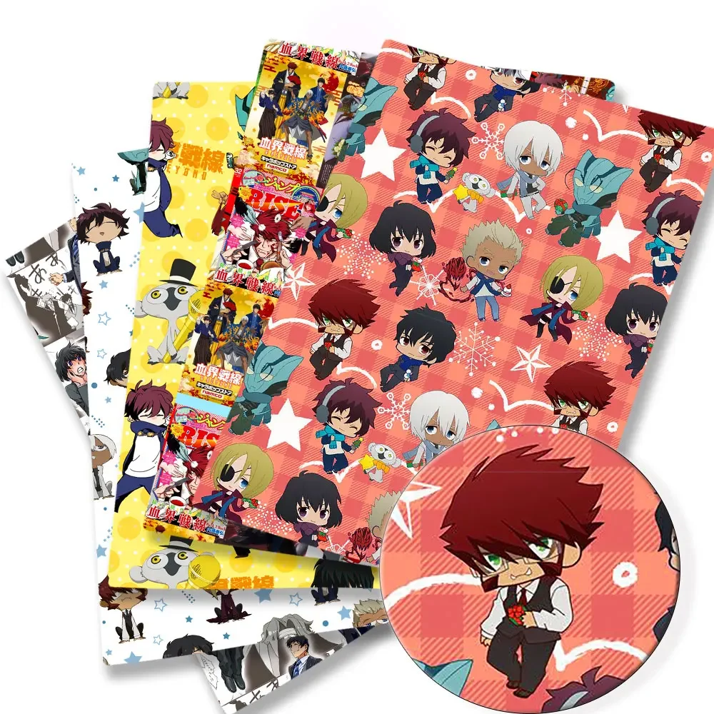 Blood Blockade Battlefront мультфильм DIY ручное шитье лоскутное шитье детское платье домашний лист 140 см печатная швейная детская ткань