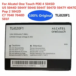 TLI020F1 Telefoon Batterij Voor Alcatel One Touch PIXI 4 5045D U5 5044D/Y/I/T,5047D 5047Y 4047D Pop 2 5042D C7 7040 7040D 501F