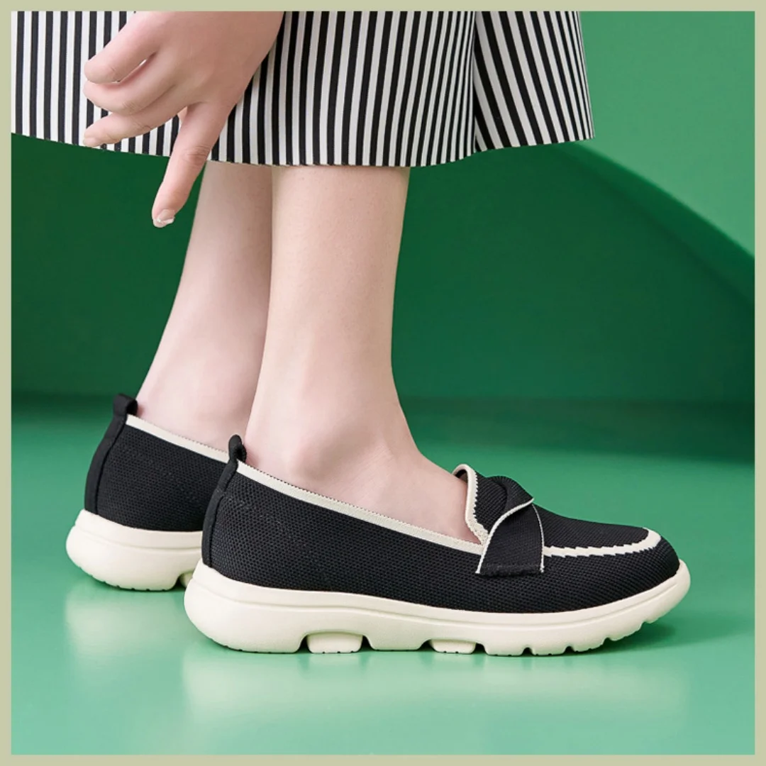 2024 Autumn and winter new large size casual fashion non-slip soft sole comfortable loafers flat shoes