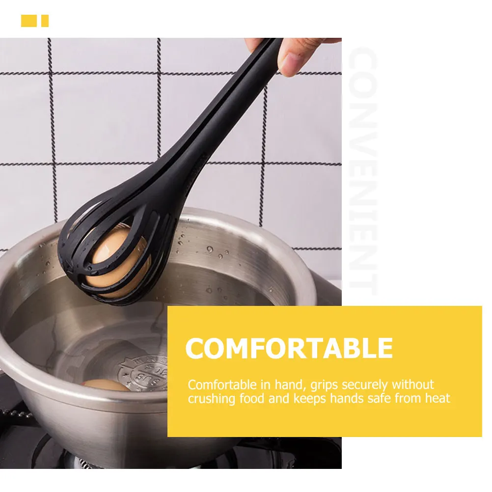 

2Pcs Multi use Food Tong Manual Egg Mixer Kitchen Tongs Heat Resistant Lightweight Nylon Style for Eggs Milk Powder Kitchen