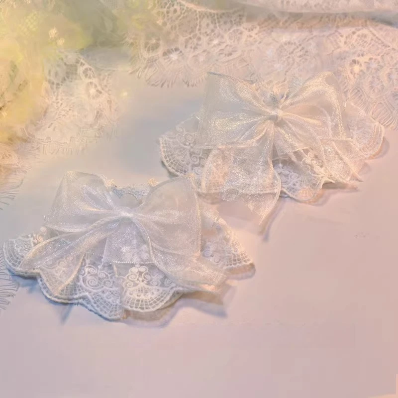 ロリータリボンレース袖手首アクセサリーティーパーティーアクセサリーハンドスリーブ