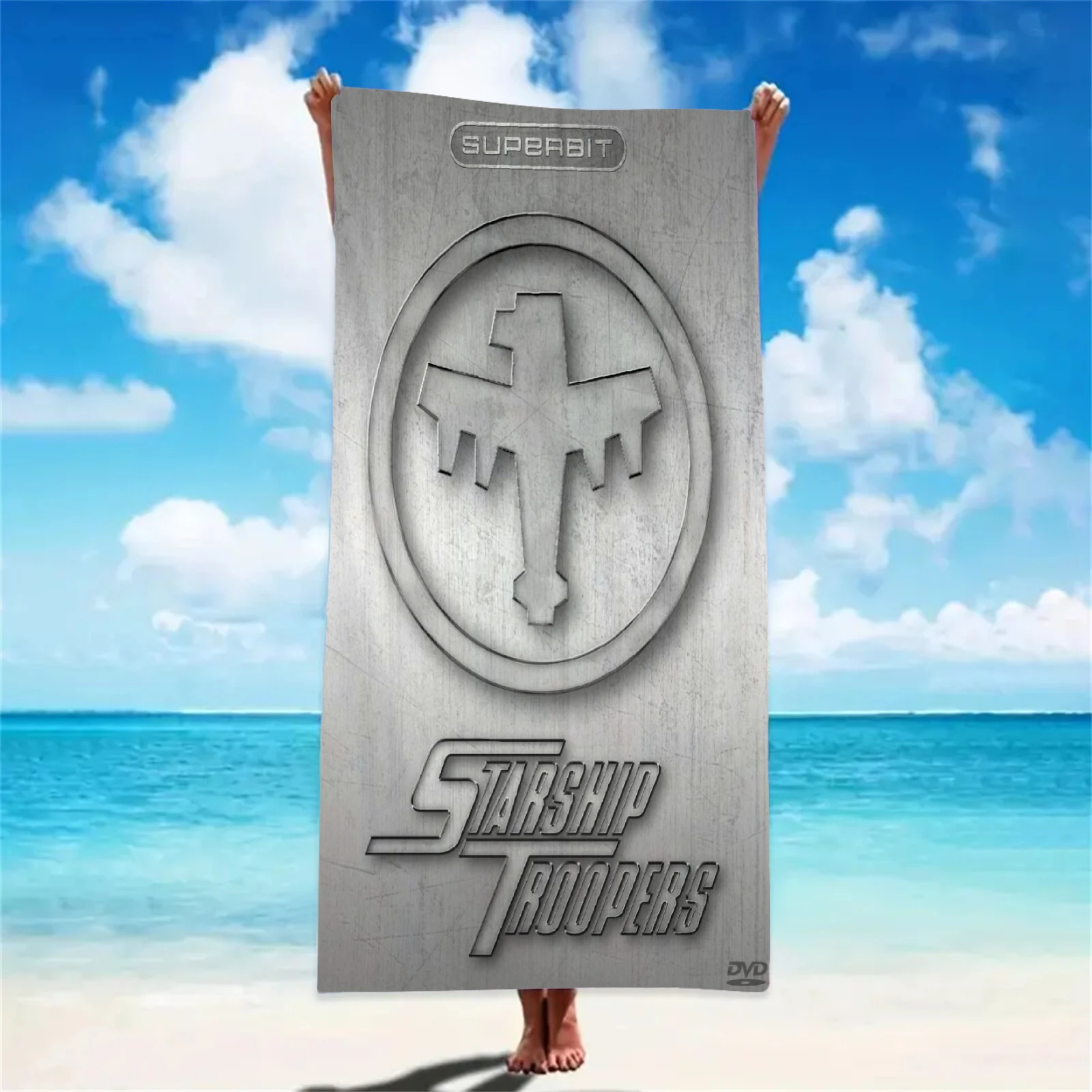 Star-ship Troo-pers Beach Towel Custom Towel 3D Print Super Absorbent Quick-dry for Summer Vacation Outdoor Camping Perfect Gift