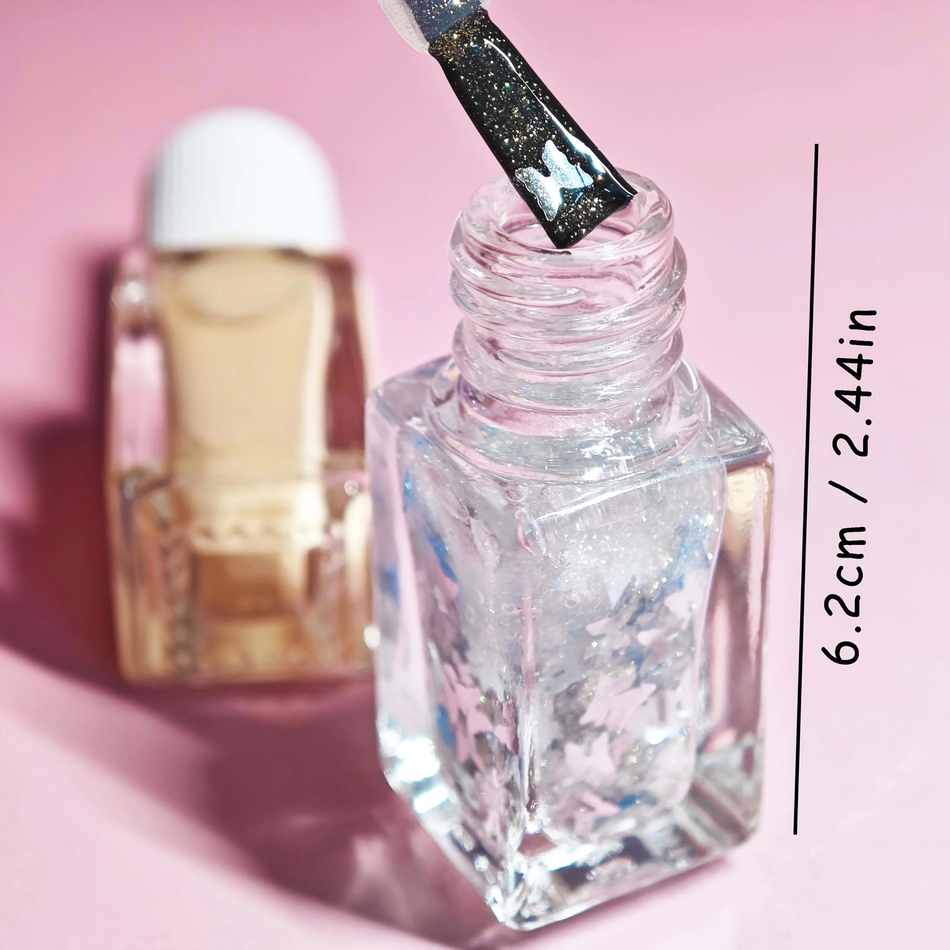 D29 Sweetheart Butterfly 2 طلاء أظافر مائي غير قابل للخبز سهل التقشير #4