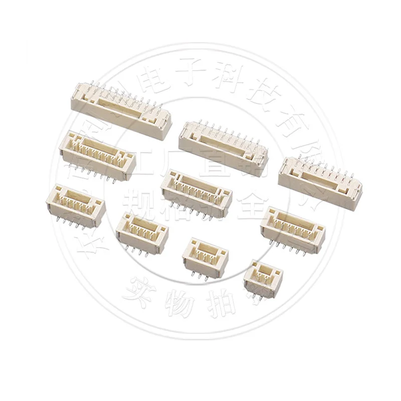 20Pcs GH 1.25mm Lock Connector Patch Vertical SMT Male Header 2P/3P/4P/5P/6P/7P/8P/10Pin for Electronic Components