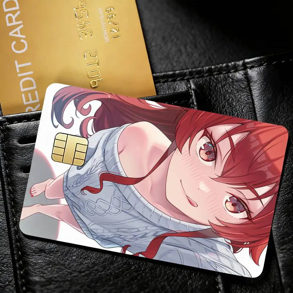 E-Eris B-Boreas G-Greyrat Credit Card Skin Stickers For VISA Bank Bus Metro Access Card Protective Film Cover Sticker