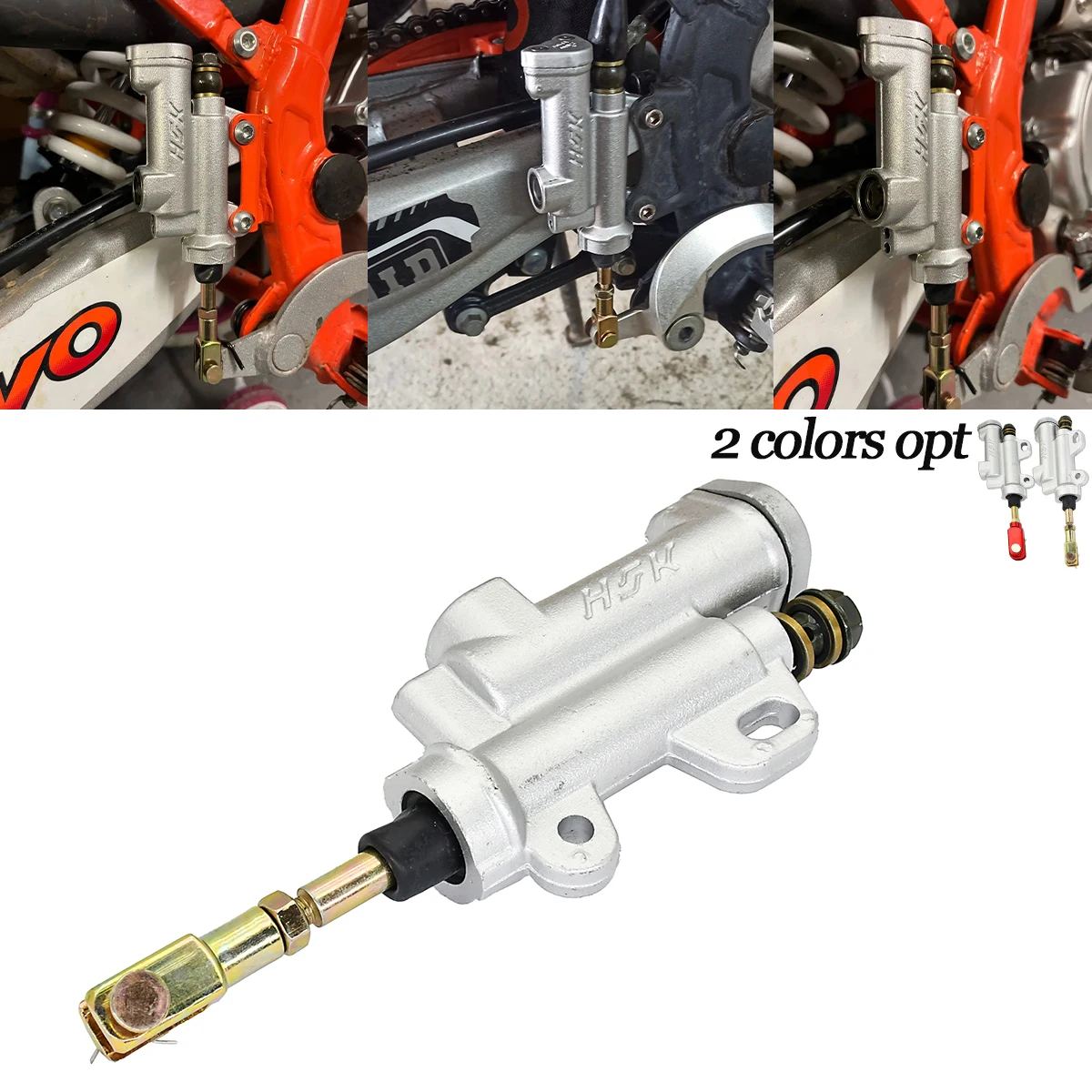 

Motorcycle Rear Hydraulic Brake Master Cylinder Pump For Kayo T4 T6 BSE 50cc 70cc 110cc 125cc 150cc 250cc ATV Pit Pro Dirt Bike