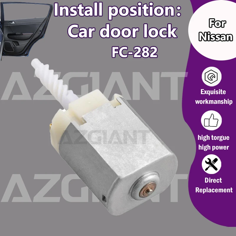 

FC-282 Car Door Lock 12V Motor For Nissan Skyline GTR GTT GTS/Primera P10/Pathfinder/Elgrand E50 E51/X-Trail T30/Maxima A32 A33