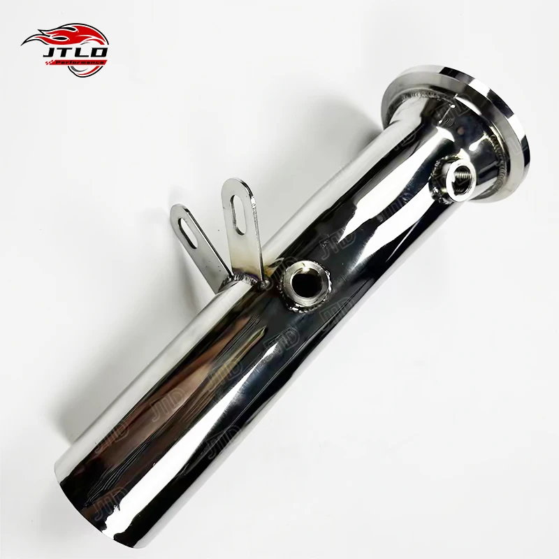 Polished Stainless Steel Exhaust Downpipes For BMW I8 - High Performance Surface Finish Upgrade